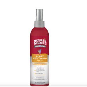 X2 Two 16oz bottles of Nature's Miracle Puppy Potty Training Spray Housebreaking